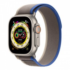 Apple Watch Ultra, 49 мм корпус из титана + ремешок Trail цвета «Blue/Gray» фото