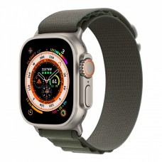 Apple Watch Ultra, 49 мм корпус из титана + ремешок Alpine цвета «Green» фото