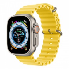 Apple Watch Ultra, 49 мм корпус из титана + ремешок Ocean цвета «Yellow» фото