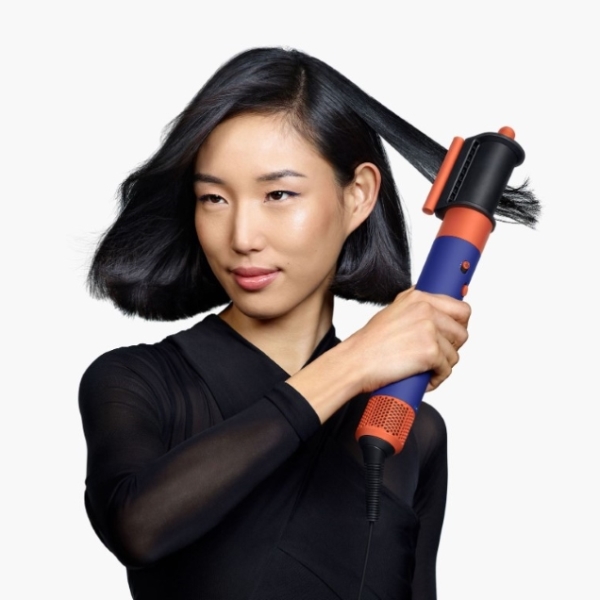 Стайлер Dyson AirWrap Complete Long HS08 Curly+Coily, Vinca Blue/Topaz, синий/оранжевый