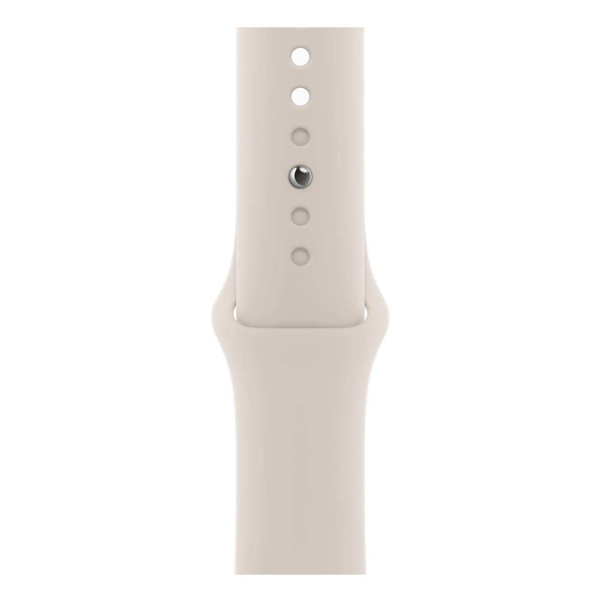 Apple Watch SE (2024), 40 мм корпус из алюминия цвета «Starlight», спортивный ремешок «Starlight»