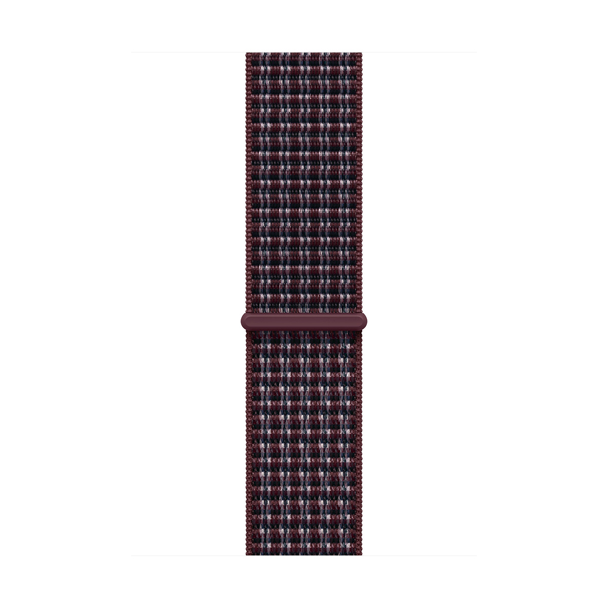 Apple Watch Series 12, 46 мм корпус из алюминия цвета «Black», ремешок Sport Loop цвета «Burgundy Plaid»