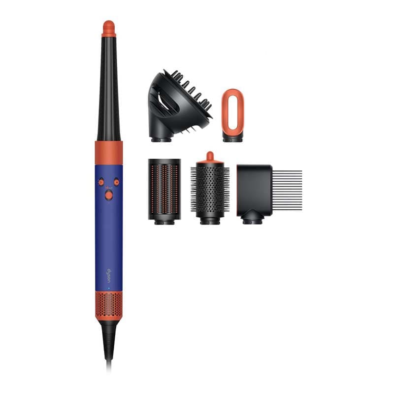 Стайлер Dyson AirWrap Complete Long HS08 Curly+Coily, Vinca Blue/Topaz, синий/оранжевый